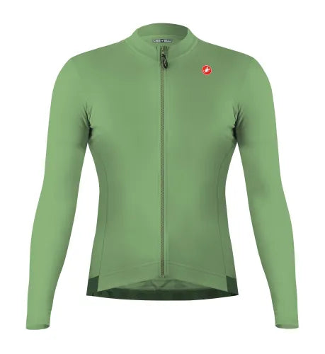 MAGLIA CASTELLI ESPRESSO THERMAL JERSEY GREEN PEPPER