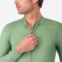 MAGLIA CASTELLI ESPRESSO THERMAL JERSEY GREEN PEPPER ZIP