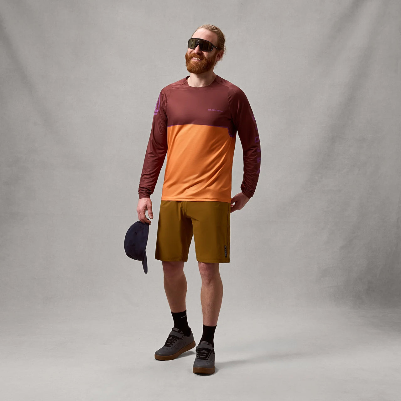 ENDURA CORE PRINTED L/S TEE TRIKOT