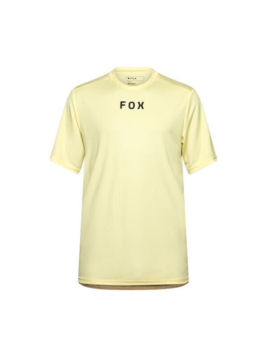 MAGLIA FOX RANGER SS JERSEY WORDMARK LEMONADE FRONTE