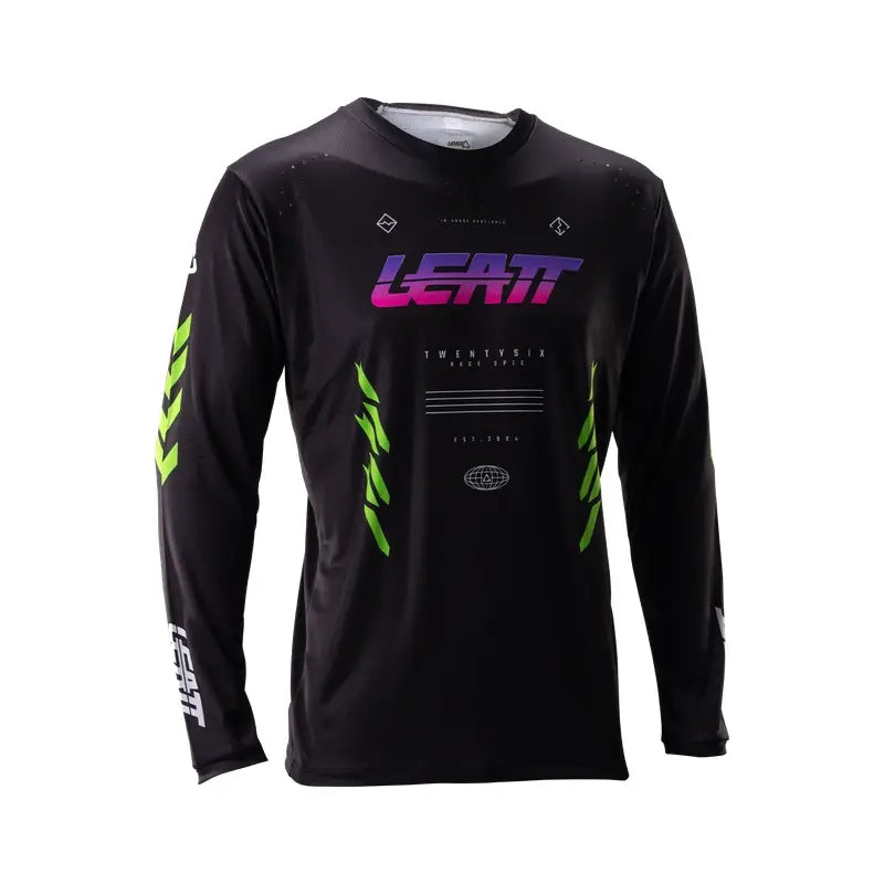 MAGLIA LEATT GRAVITY 4.0 LS JERSEY RACE BLACK