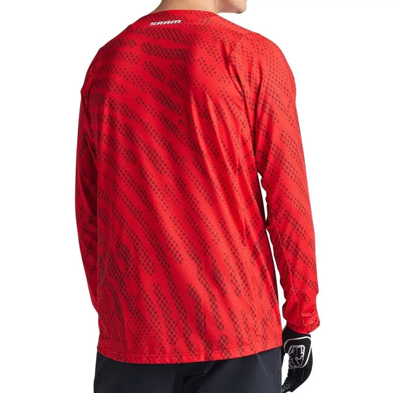 MAGLIA TROY LEE DESIGNS SKYLINE AIR LS JERSEY SRAM ROOTS RETRO