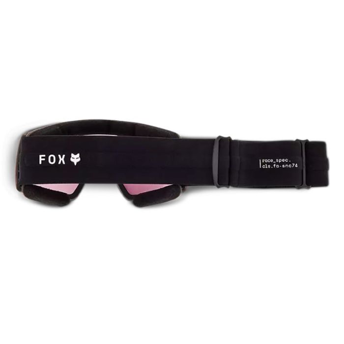 MASCHERA FOX RACING PUREVUE BLACK RED LENS RETRO