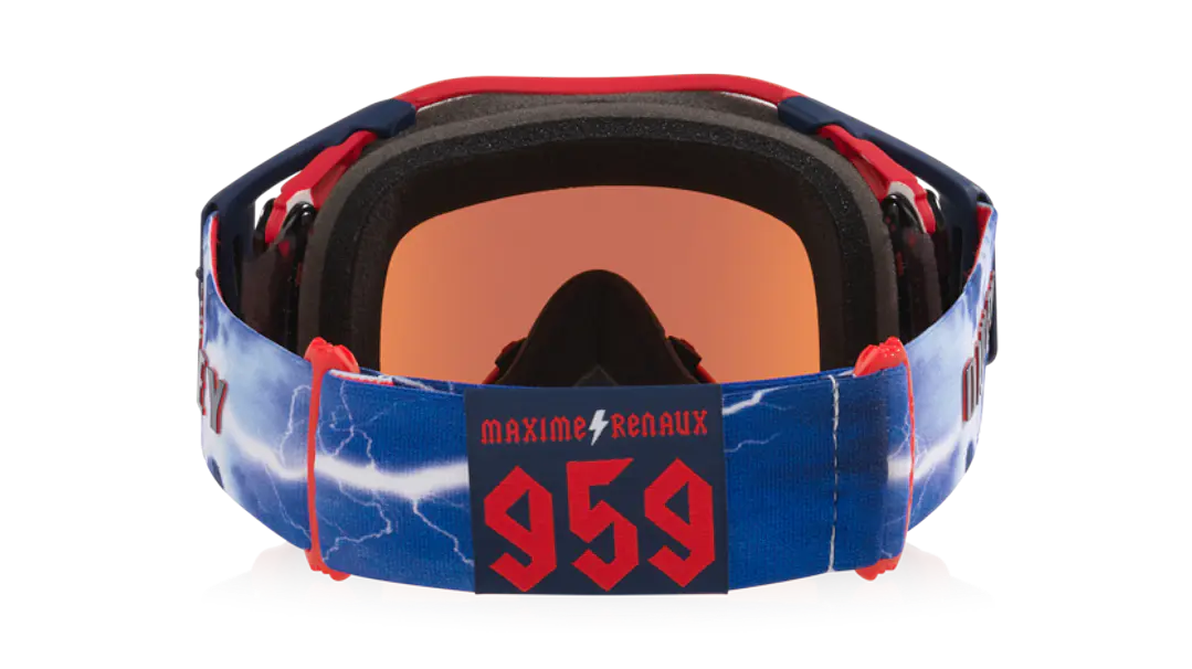 MASCHERA OAKLEY AIRBRAKE MX MAXIME RENAUX SIGNATURE SERIES GOGGLES RETRO
