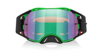MASCHERA OAKLEY MX AIRBRAKE GOGGLES GREEN FRONTE