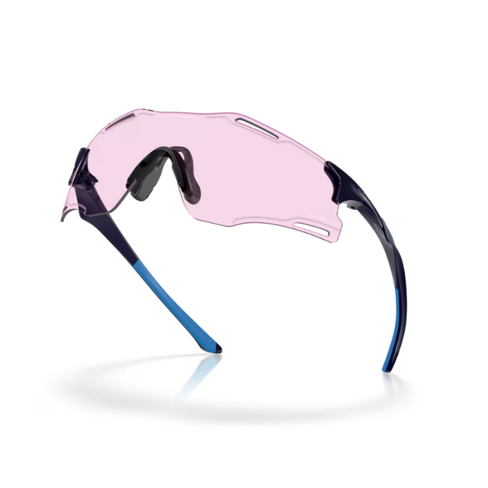 OCCHIALI OAKLEY CYBR ZERO GLOSSY DARK BLUE PRIZM LOW LIGHT LENS OO9512D-0439