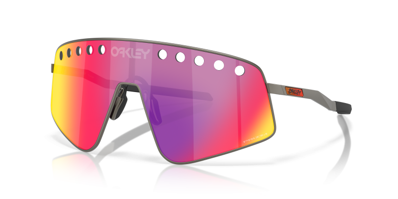 OCCHIALI OAKLEY SUTRO TI SWEEP MATTE GUNMETAL PRIZM ROAD OO6025-0338 fronte