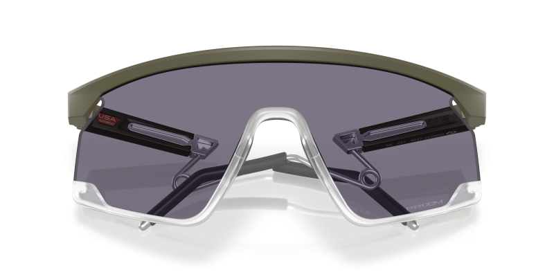 OCCHIALI OAKLEY BXTR METAL MATTE MOSS PRIZM GRAY LENS OO9237-1239 FRONTE