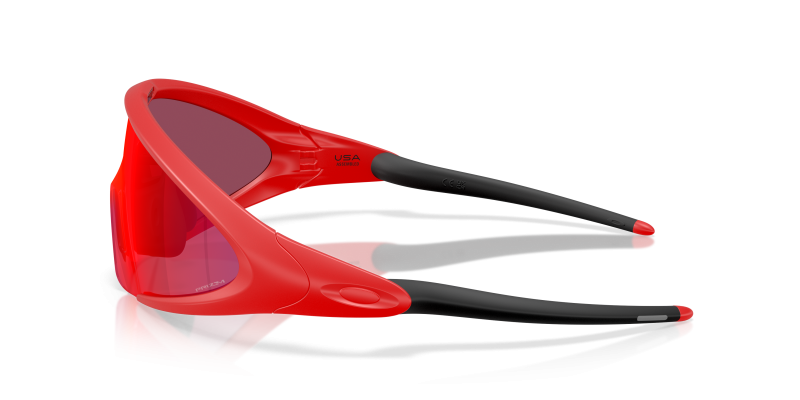 OCCHIALI OAKLEY ELLIPSE MATTE RED PRIZM ROAD OO9490-0440 lato