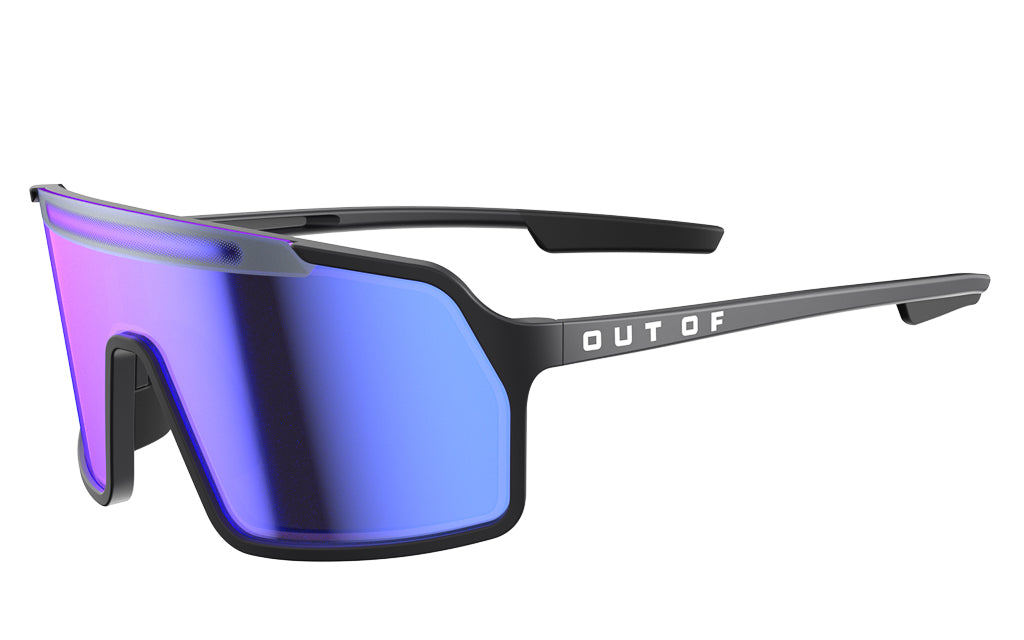 OCCHIALI OUT OF BOT 3 BLACK WHITE IRID X-10 MEDIUM