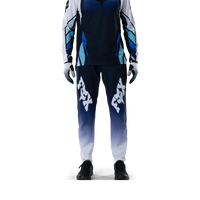 PANTALONI FOX RANGER PANT FOUNDRY BLUE INDOSSATI FRONTE