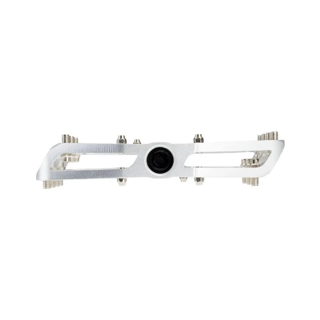 PEDALI LEATT ALLMTN 6.0 FLAT WIDE 114X107MM SILVER PROFILO