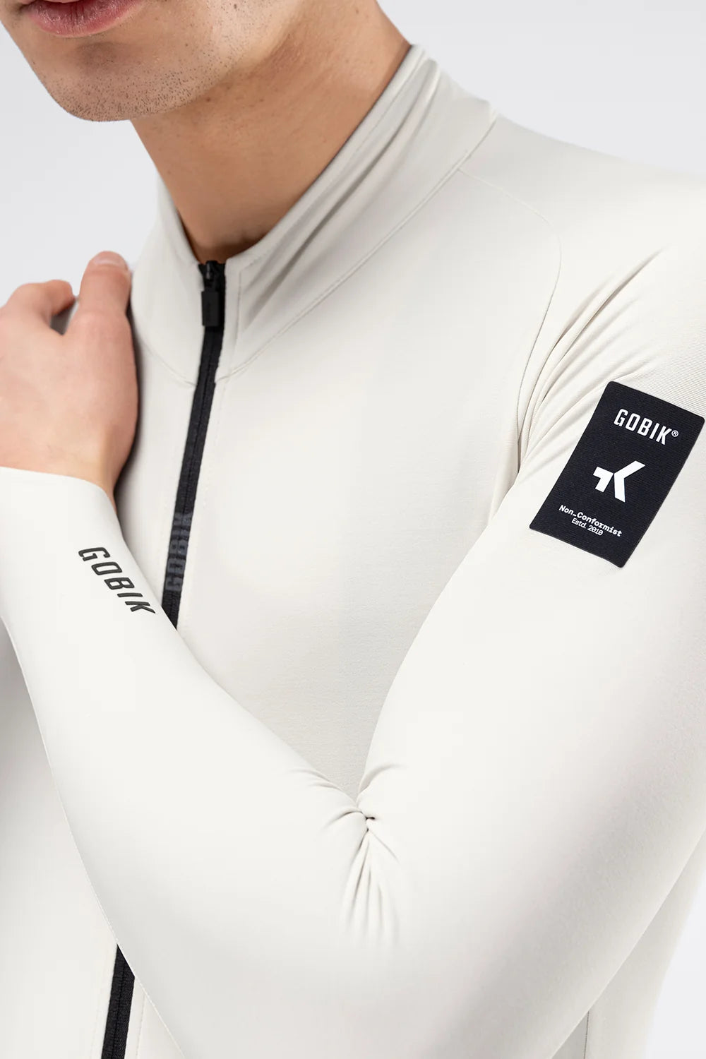 MAGLIA MANICA LUNGA GOBIK PACER SOLID 2.0 LOGO