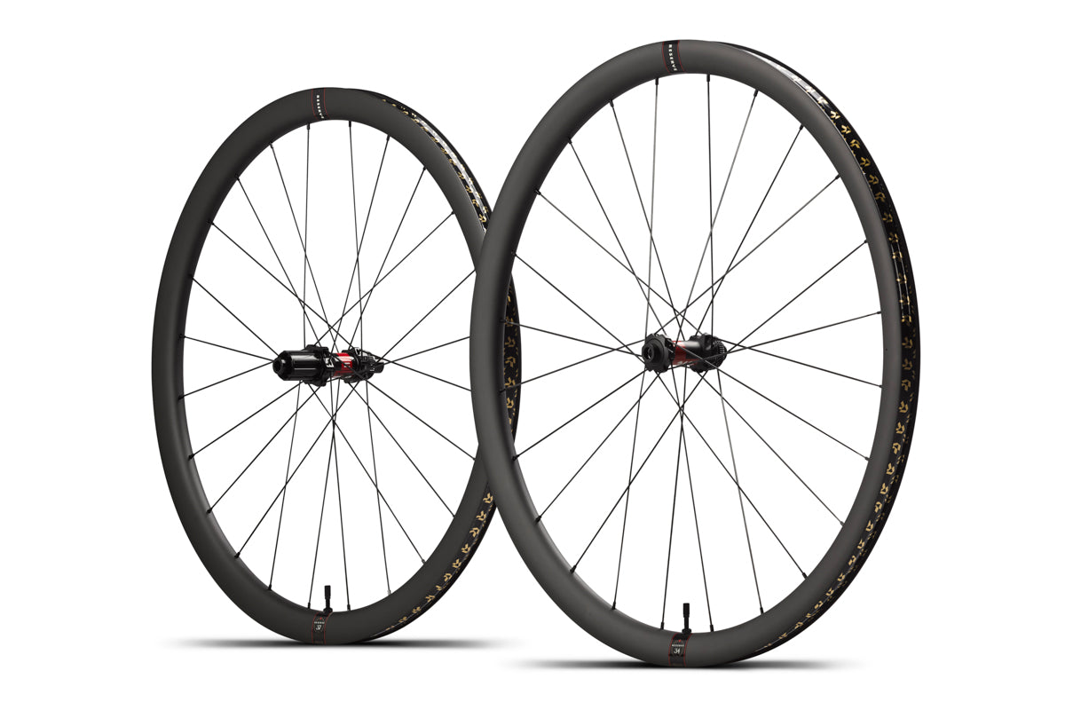RUOTE SANTA CRUZ RESERVE 34/37 TURBULENT AERO ROAD 700C 12 x 100/12 x 142MM CENTERLOCK DT 350 SHIMANO HG 11/12