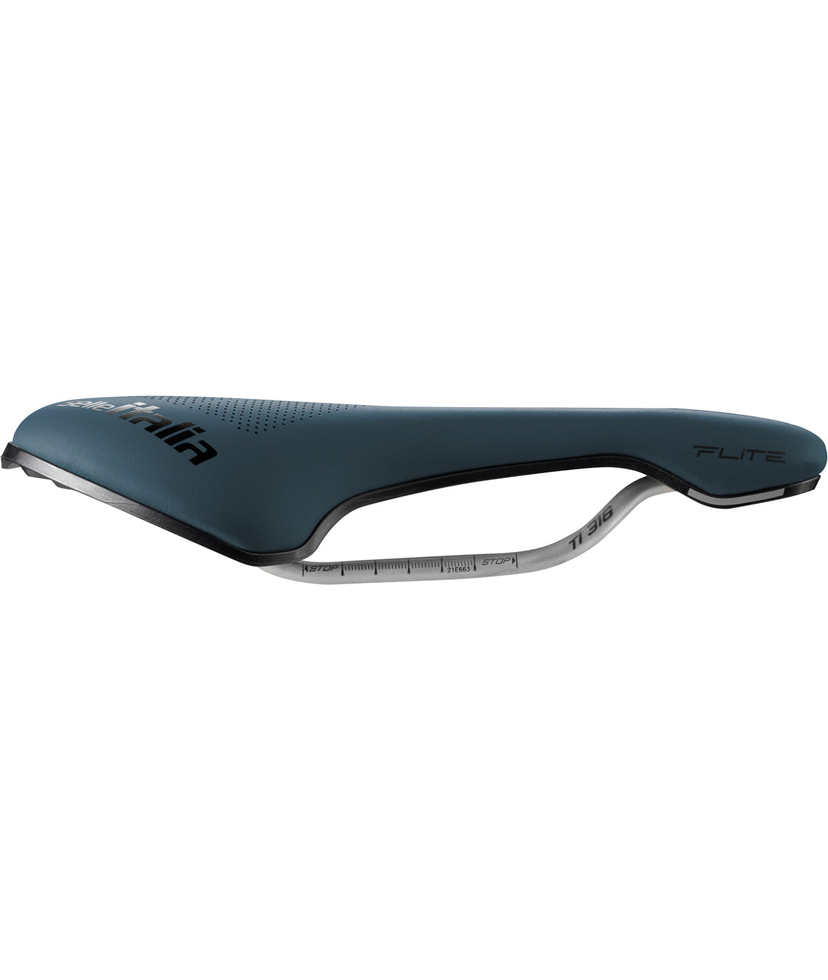 SELLA SELLE ITALIA FLITE BOOST GRAVEL SUPERFLOW L TI 316 FIBRA-TEK 145X250MM BLUE