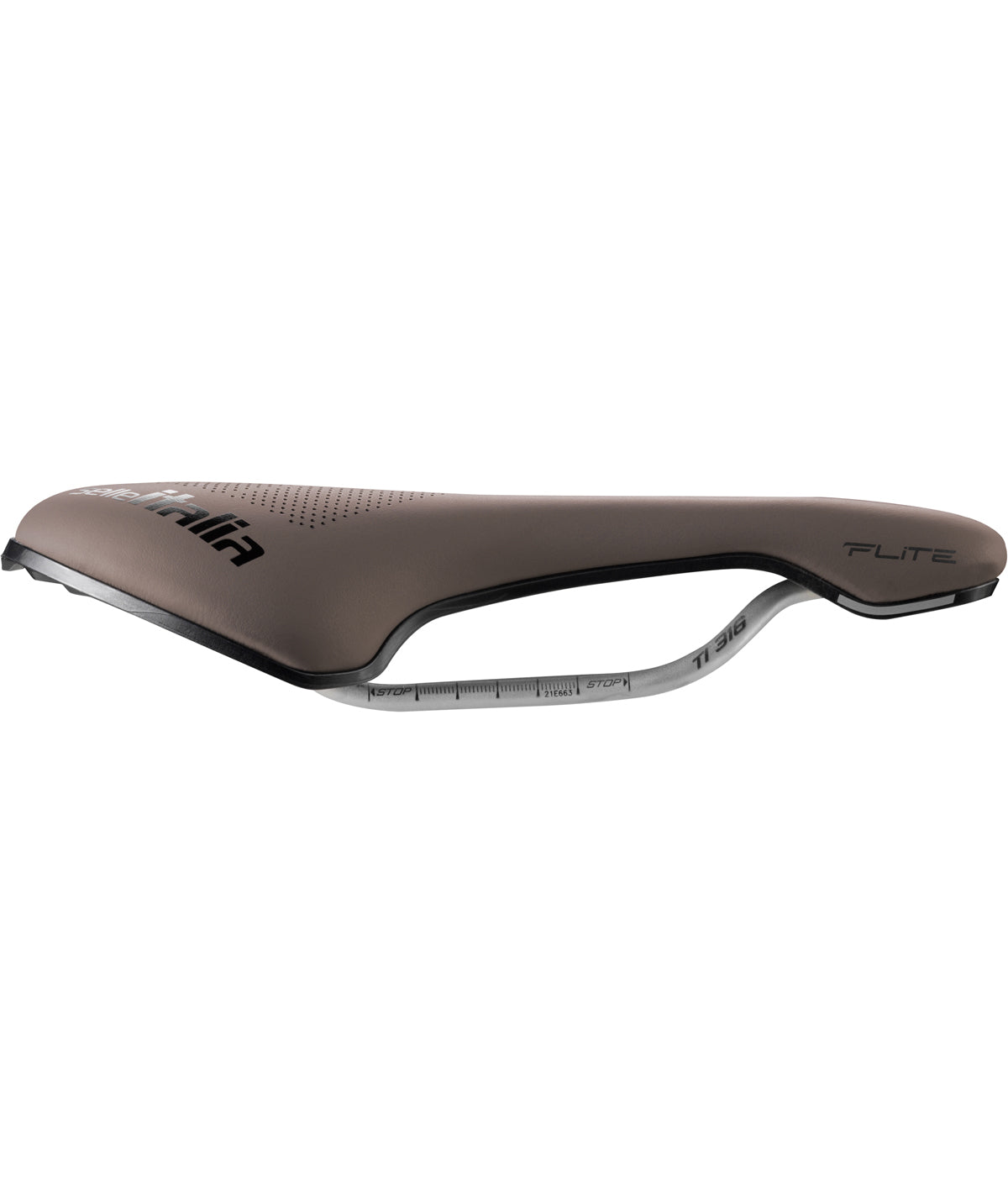 SELLA SELLE ITALIA FLITE BOOST GRAVEL SUPERFLOW L TI 316 FIBRA-TEK 145X250MM BROWN