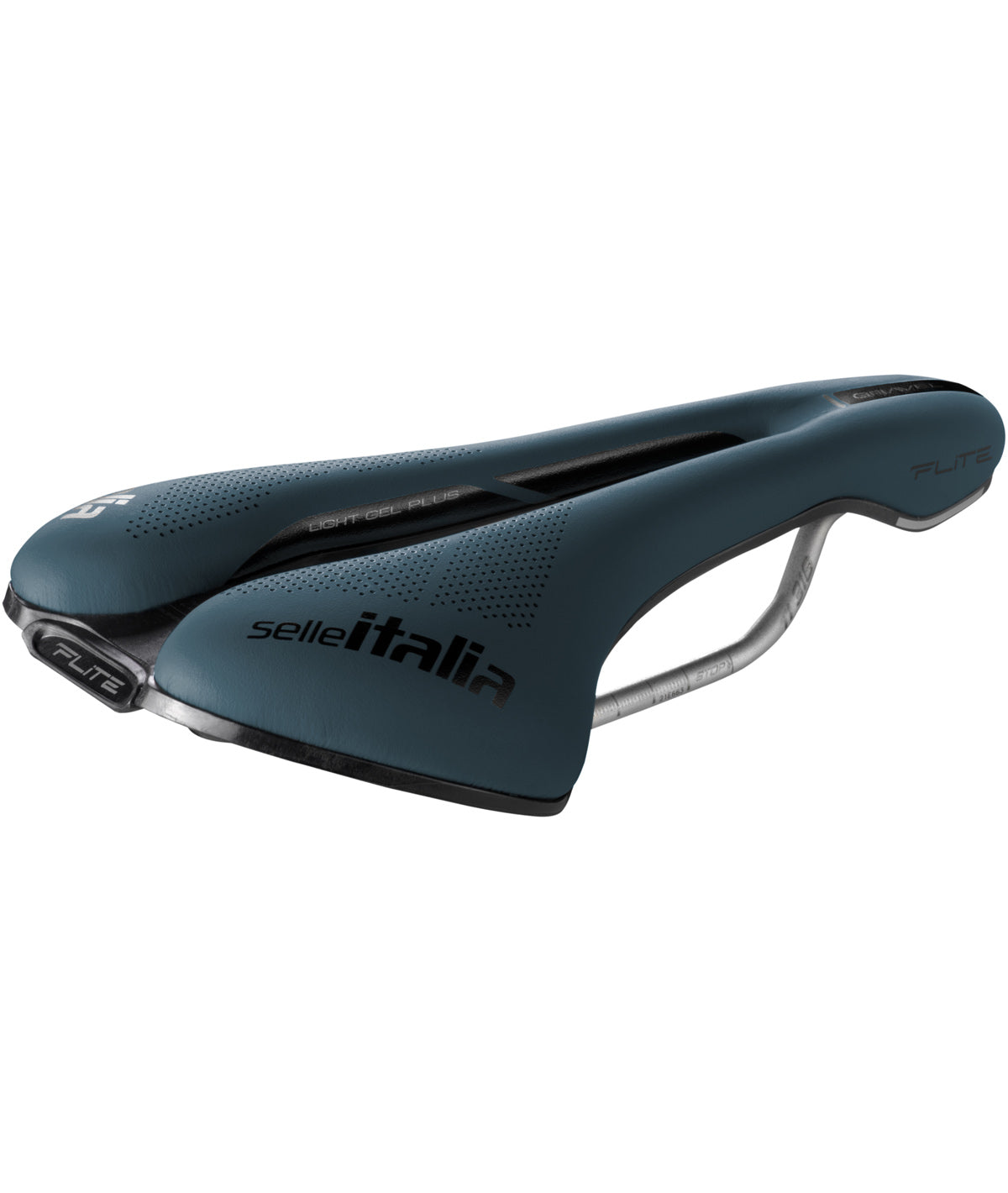 SELLA SELLE ITALIA FLITE BOOST GRAVEL SUPERFLOW L TI 316 FIBRA-TEK 145X250MM BLUE RETRO