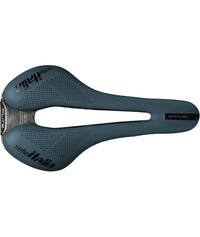 SELLA SELLE ITALIA FLITE BOOST GRAVEL SUPERFLOW L TI 316 FIBRA-TEK 145X250MM BLUE SOPRA