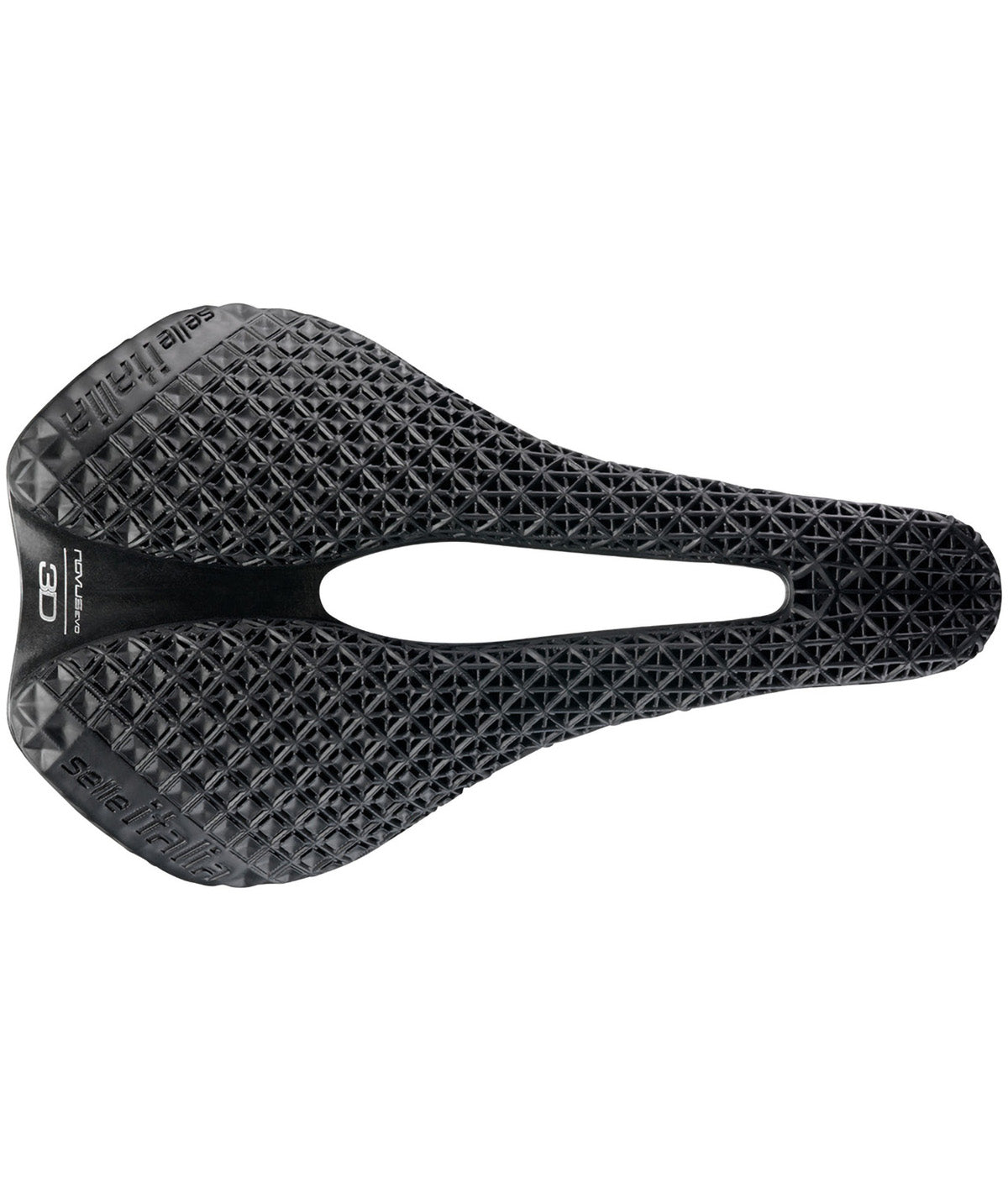 SELLA SELLE ITALIA NOVUS BOOST EVO SUPERFLOW L 3D PRINTED TI 316 NERA SOPRA