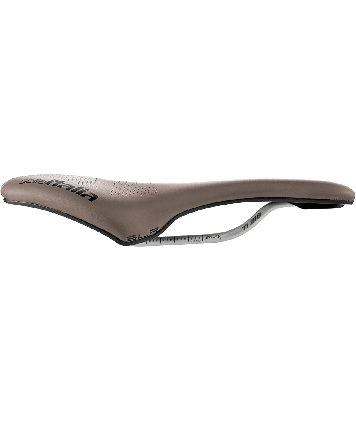 SELLA SELLE ITALIA SLR BOOST SUPERFLOW GRAVEL S TI 316 FIBRA-TEK 130X248 BROWN