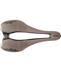 SELLA SELLE ITALIA SLR BOOST SUPERFLOW GRAVEL S TI 316 FIBRA-TEK 130X248 BROWN SOPRA