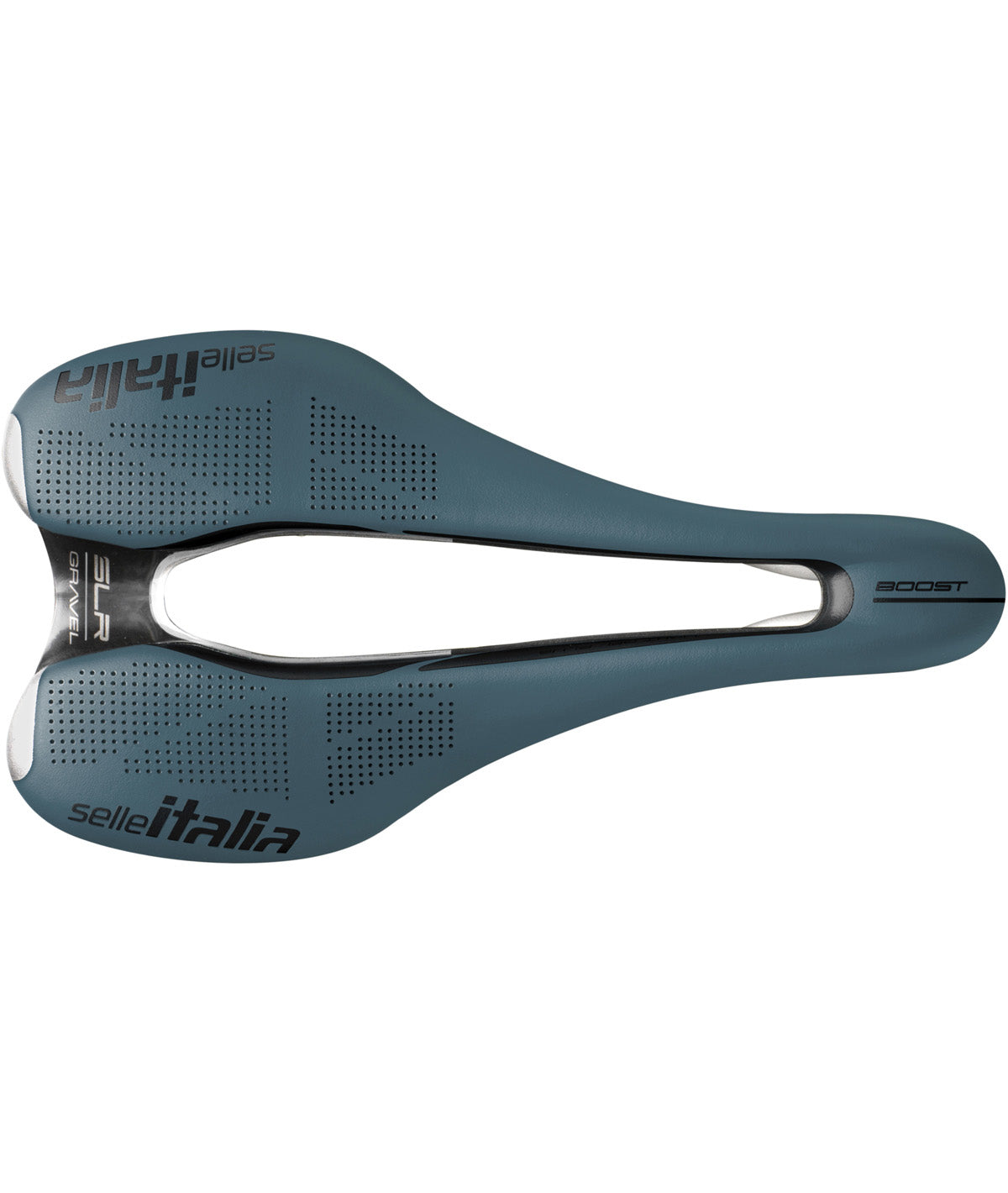 SELLA SELLE ITALIA SLR BOOST SUPERFLOW GRAVEL S TI 316 FIBRA-TEK 130X248 BLUE SOPRA