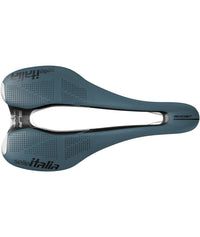 SELLA SELLE ITALIA SLR BOOST SUPERFLOW GRAVEL S TI 316 FIBRA-TEK 130X248 BLUE SOPRA