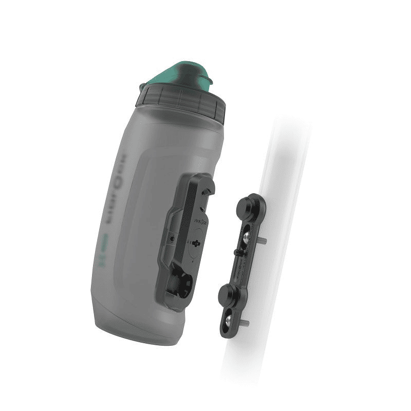 BOTELLA FIDLOCK TWIST 590 ANTIBACTERIANA + BASE PARA BICICLETA
