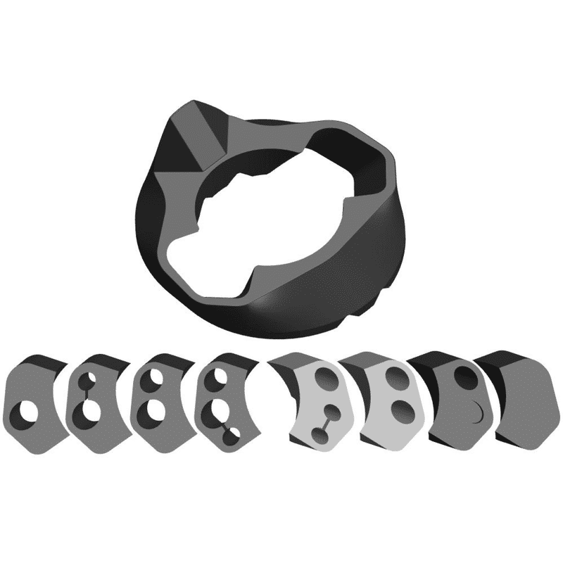 COLECTOR SIC SPB HS02-05 REG STK+GROMMETS