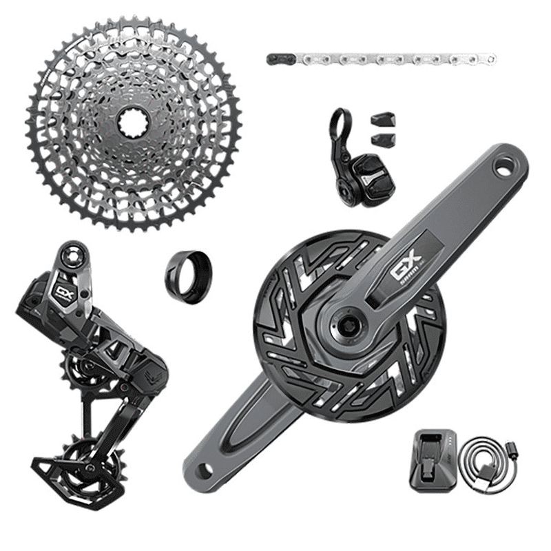 SRAM E-BIKE-GRUPPE GX-T TYPE EAGLE AXS EMTB BOSCH 165 MM 36T 10-52