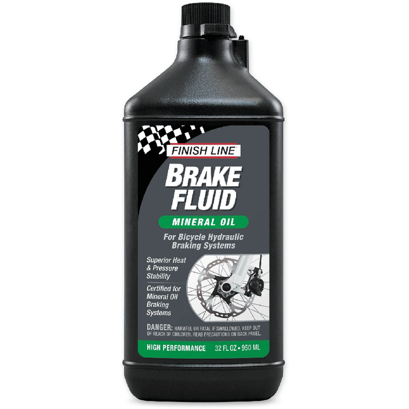 LÍQUIDO DE TRAVÕES DE DISCO FINISH LINE MINERAL BRAKE FLUID COM DOSADOR POR GOTA 950 ML