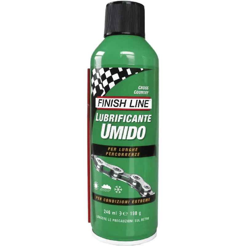 LUBRIFICANTE UMIDO SINTETICO FINISH LINE CROSS COUNTRY WET SPRAY AEROSOL 246ML