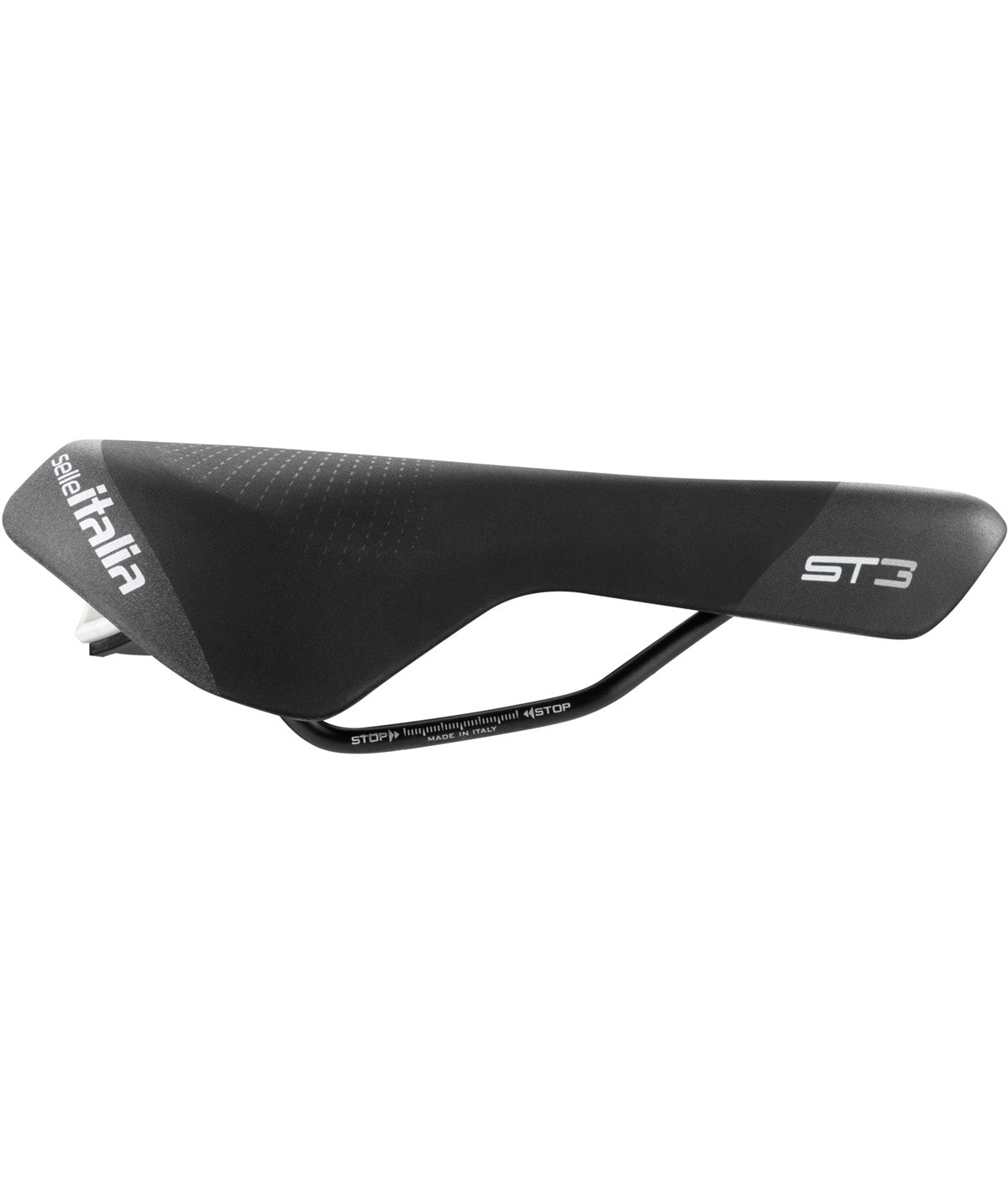 ST 3 SUPERFLOW SADDLE WITH FEC ALLOY FRAME SOFT-TEK BLACK