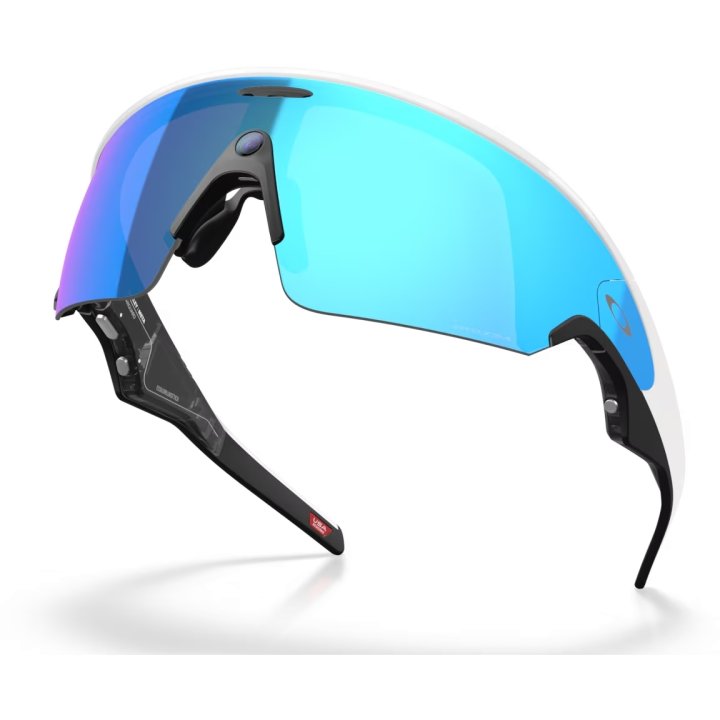 OAKLEY META VANGUARD GLASSES WHITE PRIZM SAPPHIRE LENS