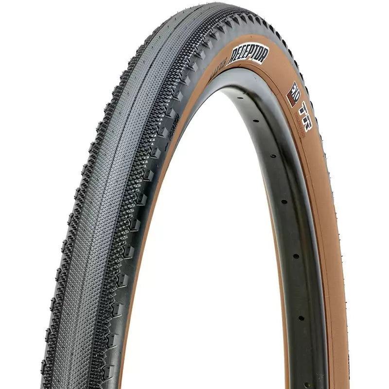 MAXXIS RECEPTOR 650X47B EXO TR TANWALL BLACK PARA 120 TPI TIRE